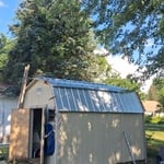 Shed roof