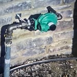 Gas line install