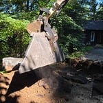 Asphalt culvert replace.