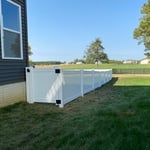Vinyl fence