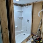 Shower remodeling