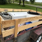 Freezer and love seat