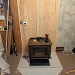 Wood stove install