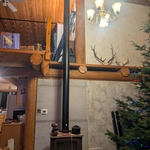 Wood stove install
