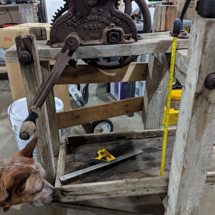antique cider press