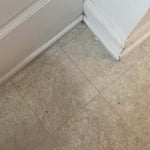 Kitchen floor deep clean