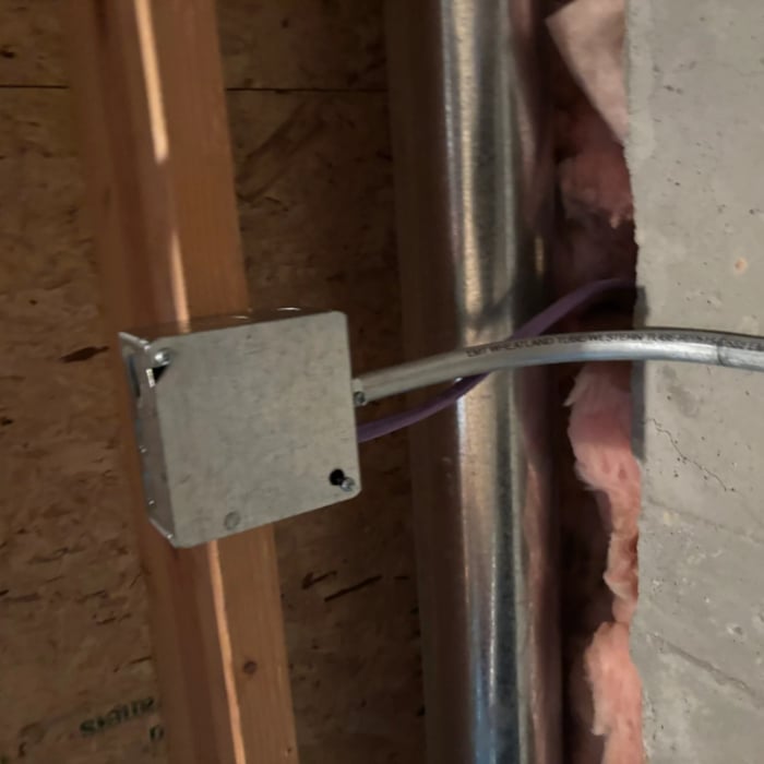 Basement receptacles