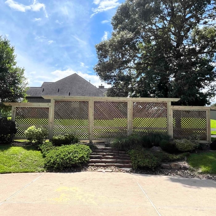 Lattice fence
