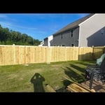 Privacy fence install