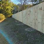 Privacy fence install