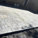 Stamped patio