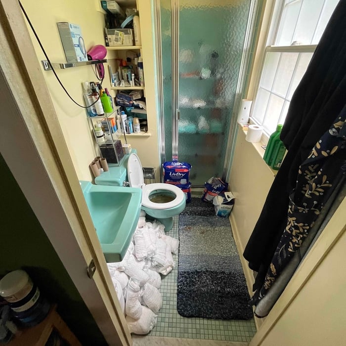 Bathroom cleaning and hazardous waste