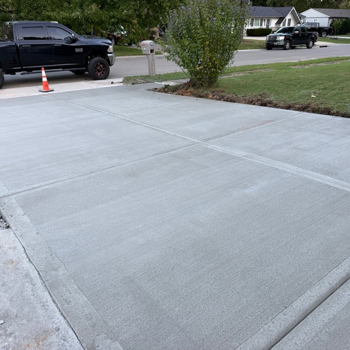 Two car driveway