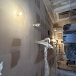 Finish basement drywall