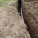 Water line re-route