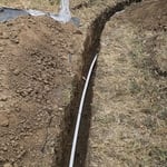 Water line re-route