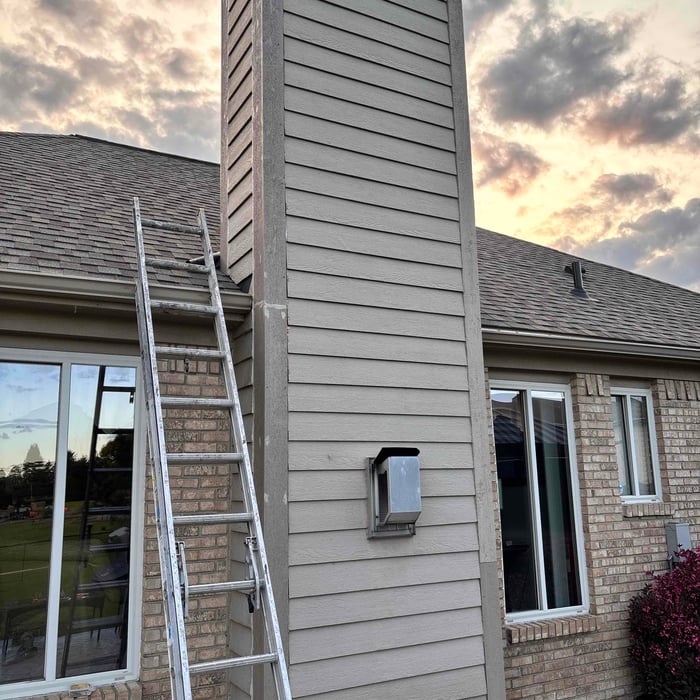 Chimney Re-trim