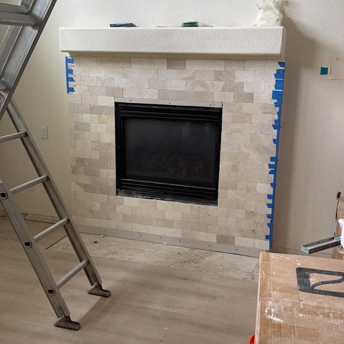Fireplace remodel
