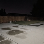 Pressure washing