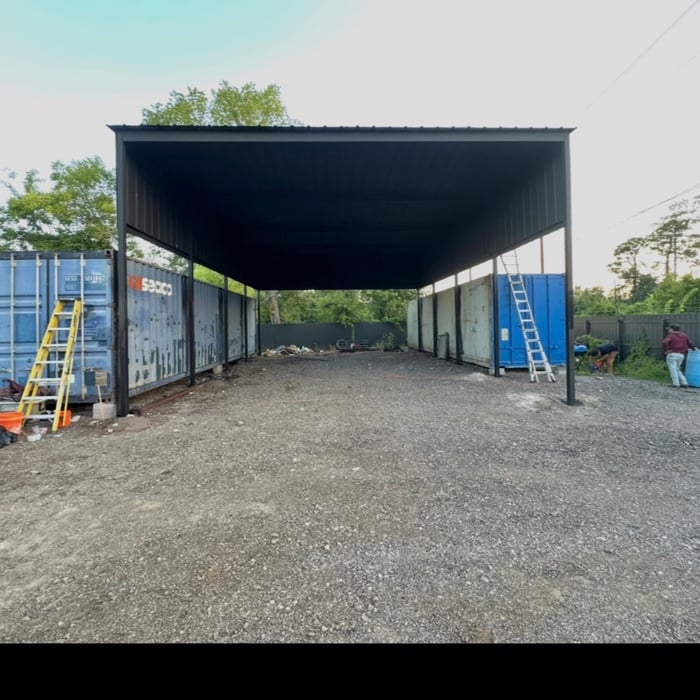 40x40x17 Metal Carport