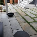 Covered patio and garden