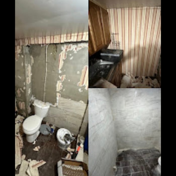 Bathroom tiles