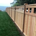 Cedar fence