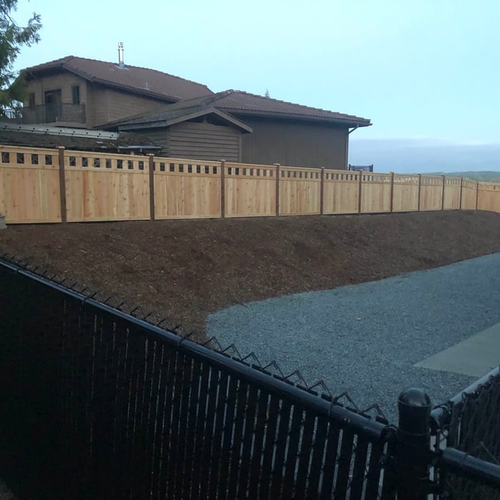 Cedar fence