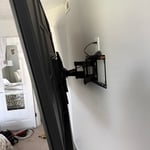 75” TV Mount & Cable Hide