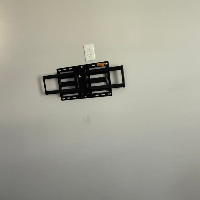 75” TV Mount & Cable Hide