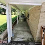French drain clean out