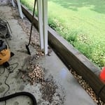 French drain clean out
