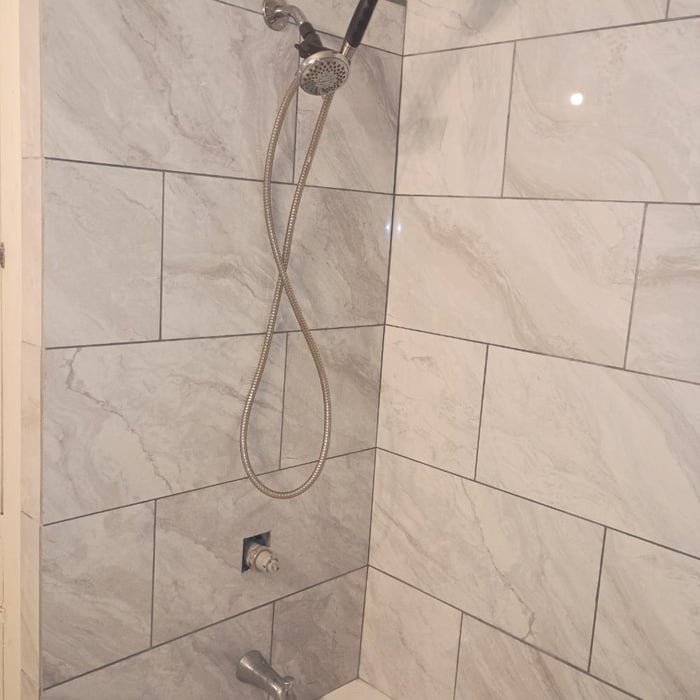 Bathroom re-tile