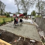 Garage + living suite