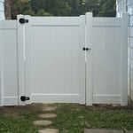 Vinyl fence