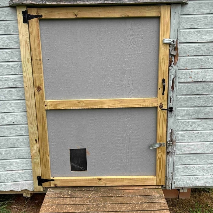 Shed door replacement