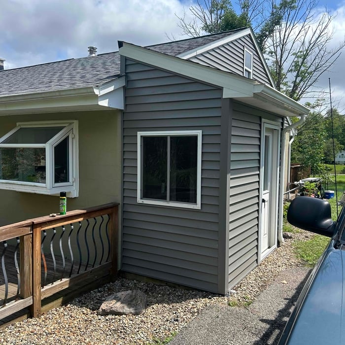 Vinyl siding project