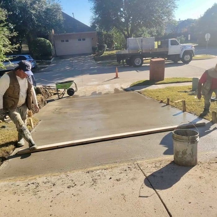Retaining wall & Driveway