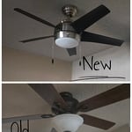 Replace the ceiling fan