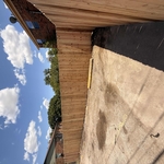 Wood fence
