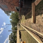 Wood fence