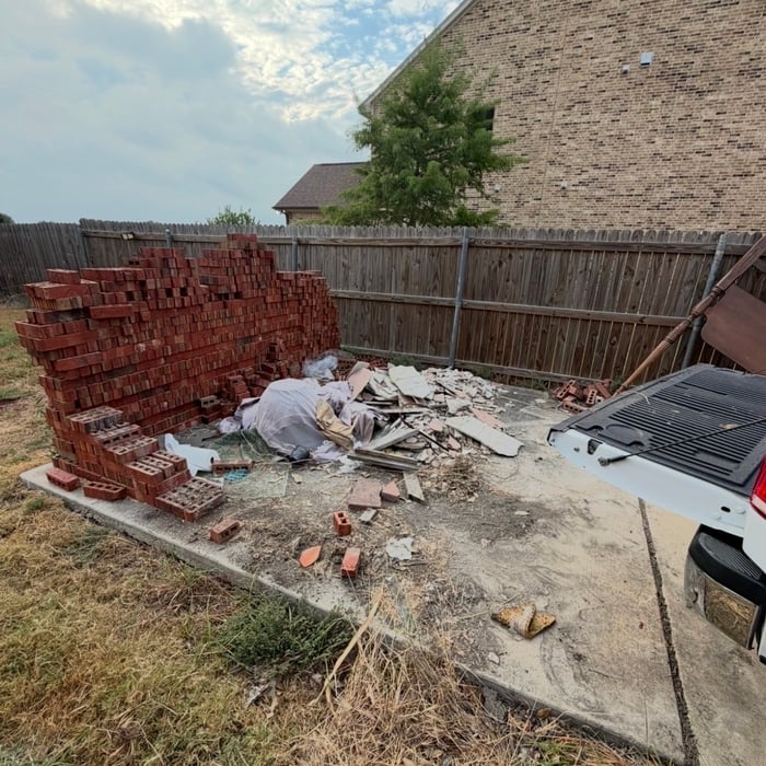 Construction debris