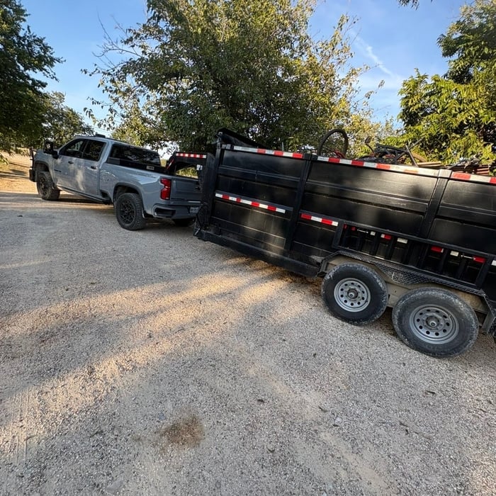 Scrap metal haul off
