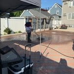 Pressure washing