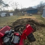 Stump grinder service