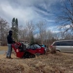 Stump grinder service