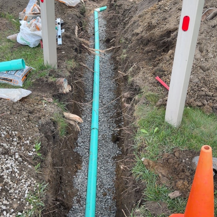 Sewer line replacement
