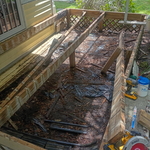Deck with stairs