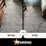 Carpet stretching.