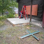 Hot tub slab